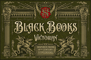 NS Blackbooks Vintage Font, a Font by Novisouldado (Thumbnail 1 of 9)