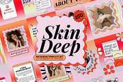 Skin Deep IG Template Kit, a Social Media Template by angelainthefields (Thumbnail 1 of 10)