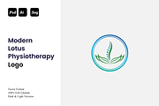 Modern Lotus Physiotherapy Logo, a Branding & Logo Template by Luxury Logos (Thumbnail 1 of 4)