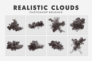 40 Realistic Clouds Brushes, a Brush Add-On by AB-TheDesigner (Thumbnail 3 of 6)