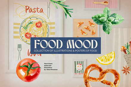 Food Mood Illustrations