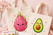 Kawaii Fruit PNG clipart, a Decorative Illustration by HeavensStar (Thumbnail 2 of 8)
