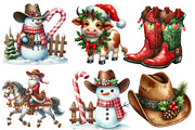 Christmas western clipart, an Illustration by Designworld (Thumbnail 4 of 6)