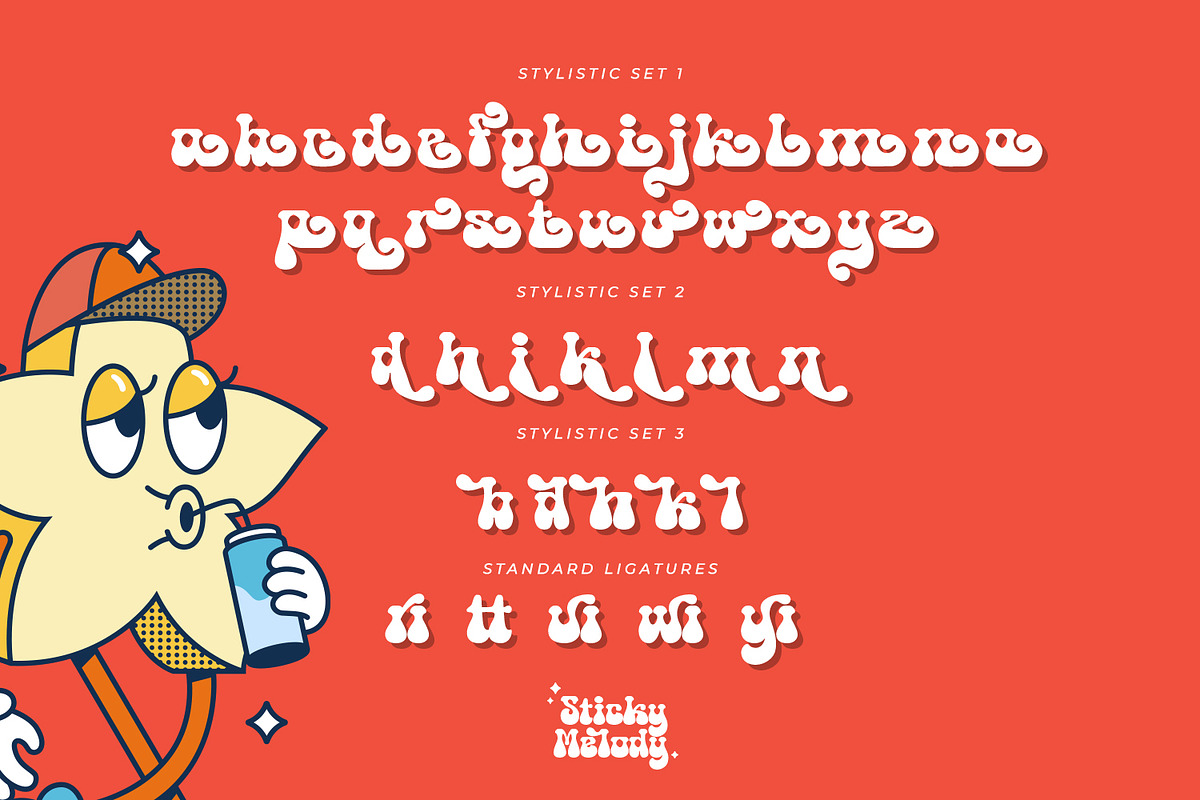 Sticky Melody, a Script Font by Nathatype (Photo 8 of 10)
