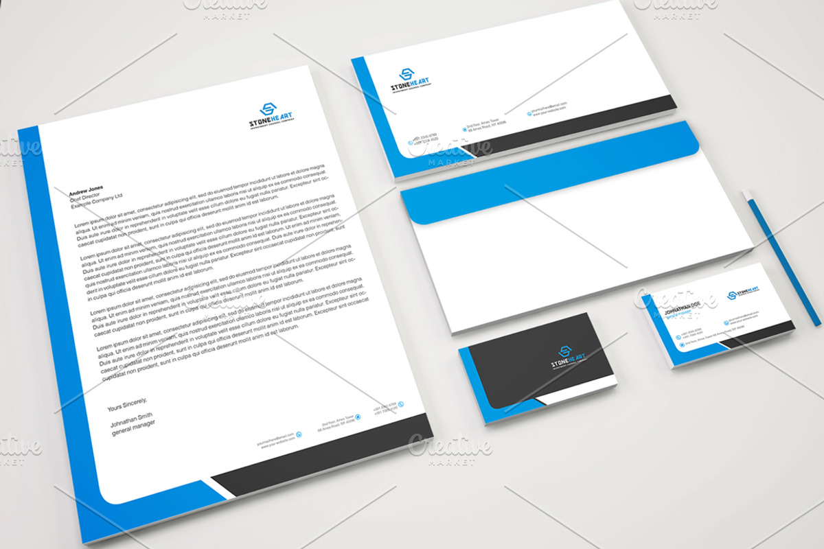Corporate Stationery Pack, a Stationery Template by BettyDesign (Photo 10 of 10)
