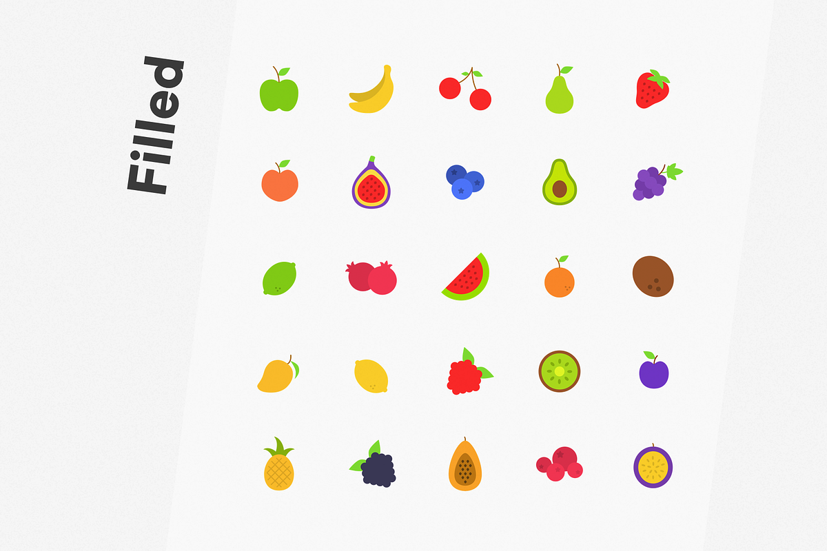 25 Fruit Icons, an Icon by Mel Casey (Photo 3 of 4)
