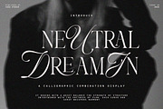 Neutral Dreamin, a Serif Font by Suza Studio (Thumbnail 1 of 10)