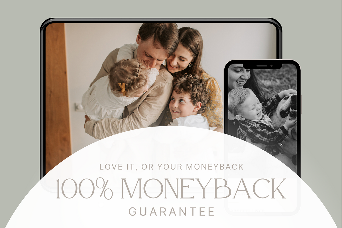GOLD Family Photography Canva Guide, a Magazine Template by Signature Edits (Photo 11 of 11)