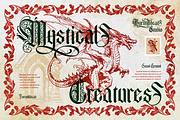 Basthor, a Blackletter Font by Burntilldead (Thumbnail 4 of 12)