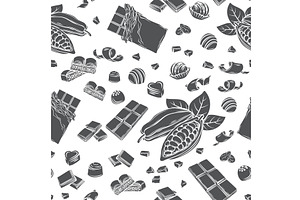 Chocolate seamless pattern