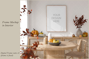 Frame Mockup, Fall Interior Mockup