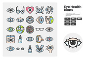 Eye Health Icon Pack, a Duotone Icon by erifqizeicon (Thumbnail 1 of 3)