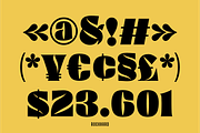 Rockhard - A Display Typeface, a Serif Font by Silverdav (Thumbnail 5 of 10)