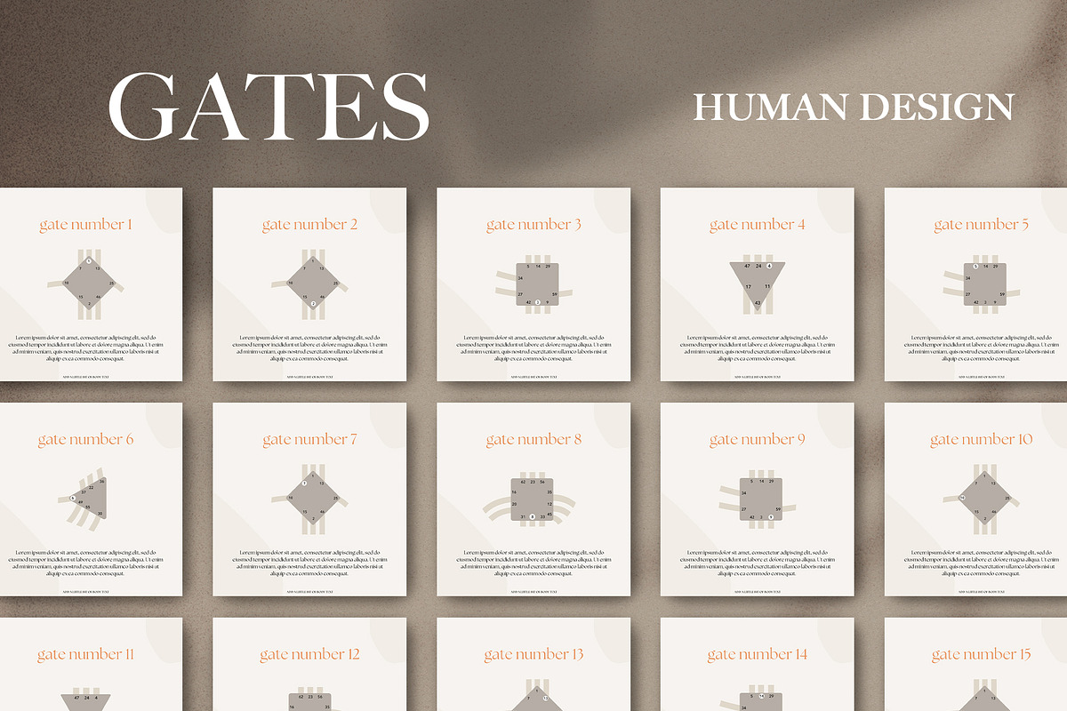 Human Design Instagram Template, a Social Media Template by Backyard Rose (Photo 11 of 28)