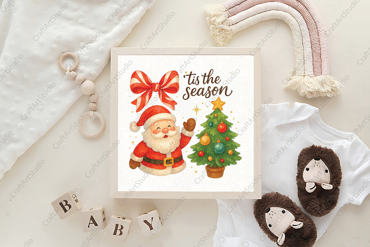 Tis the Season Christmas PNG, an Illustration by CraftArtStudio (Photo 4 of 4)