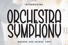 Orchestra Symphony | Script Font