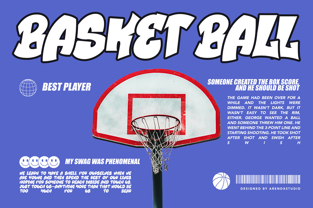 Great Dunker Graffiti Font, a Font by Arendxstudio (Photo 6 of 9)