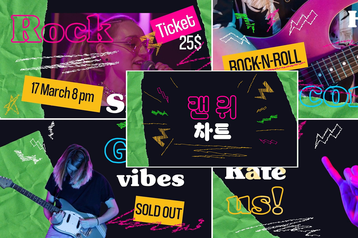 Rock Slides for DaVinci Resolve, a Templates & Theme by 2dfx (Photo 1 of 2)