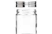 Clear Mason Jar with Metal Lid, a Packaging Mockup by Professional Assets (Thumbnail 2 of 5)