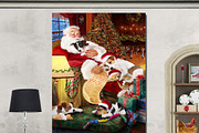 Jack Russell Dog Xmas Home Decor, an Animal Illustration by Art Paradise Studios (Thumbnail 2 of 3)