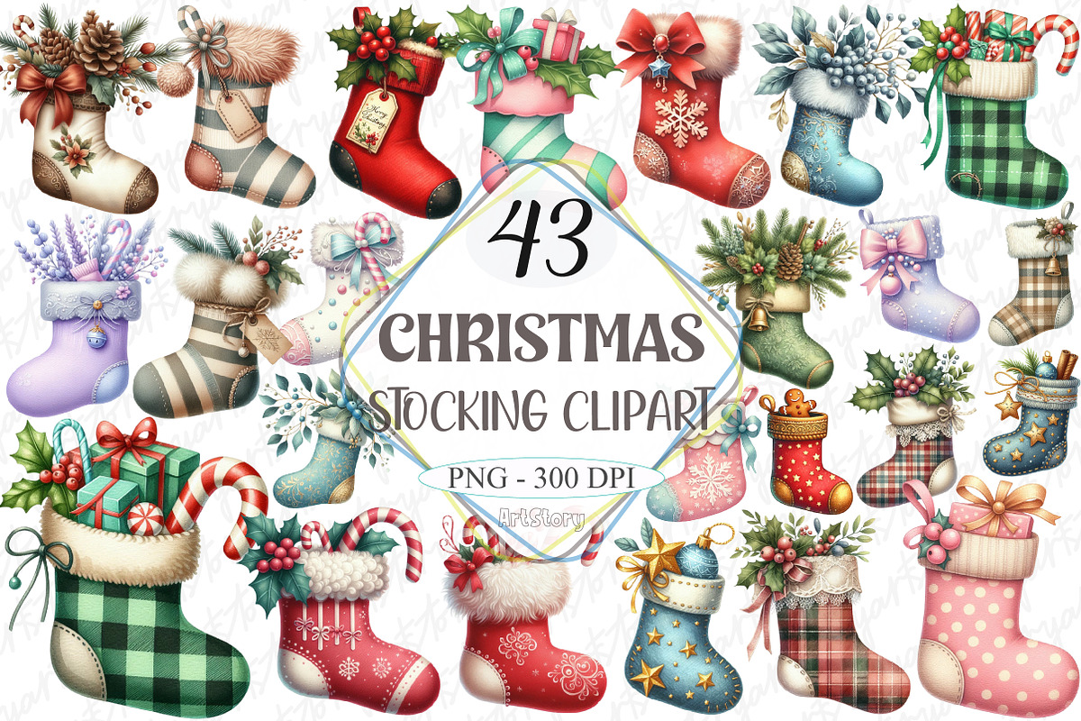 Christmas Stocking Sublimation, a Graphic by designcity5 (Photo 1 of 5)