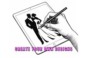 50 Couple Silhouette Procreate Stamp, a Brush Add-On by Procreate Sale (Thumbnail 3 of 6)