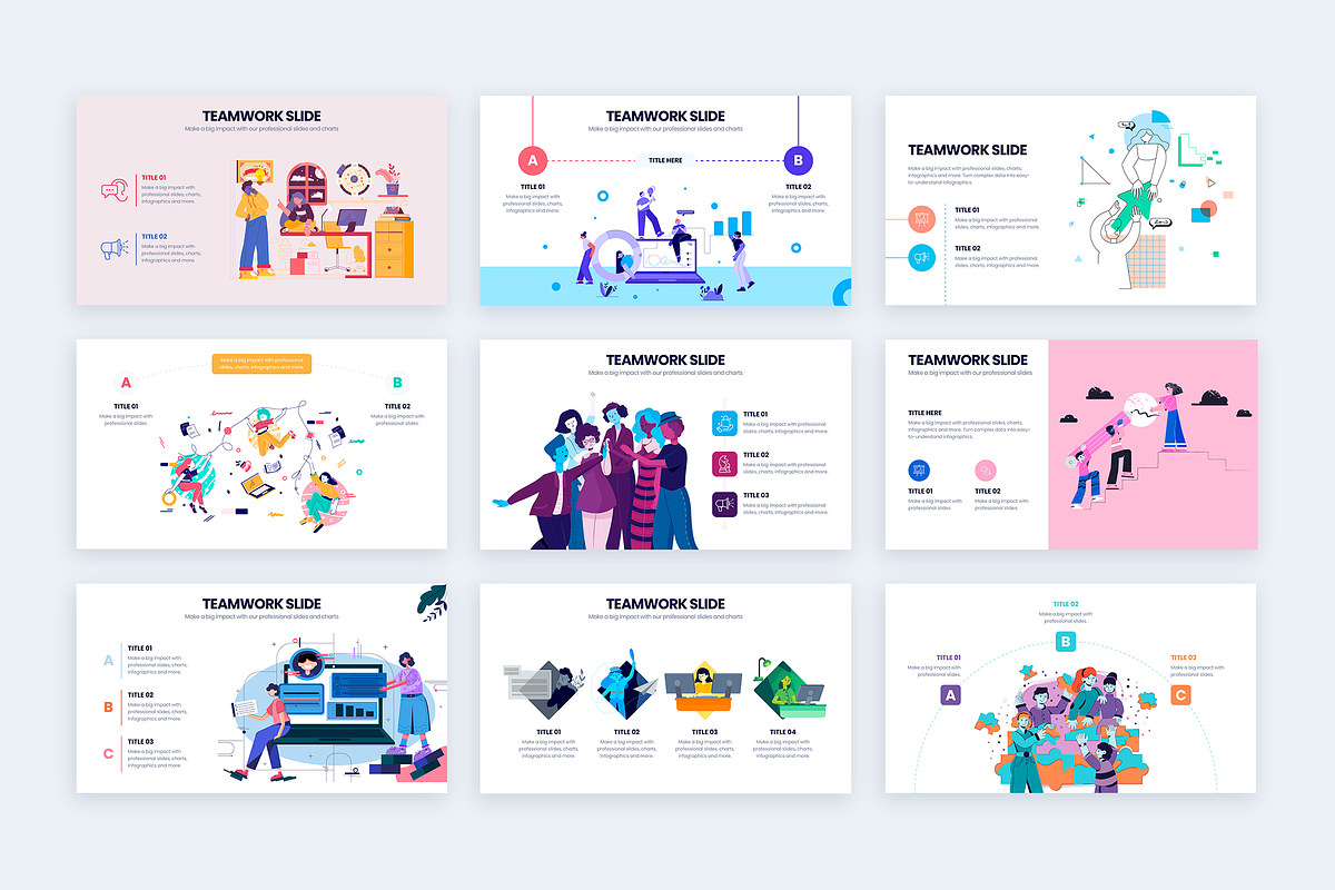 Teamwork Google Slides Templates, a Presentation Template by Slidesmash