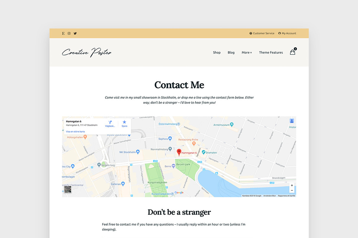 Creative Poster - Minimal Theme, a WordPress Template by Hello Detail (Photo 5 of 6)