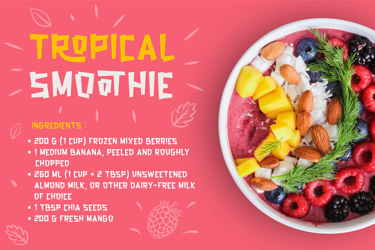 Natured - Modern and Fun Typeface preview 4