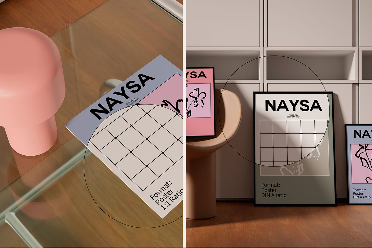 Interior Frame Mockup Bundle NAYSA, a Household Mockup by Bonumo (Photo 8 of 11)