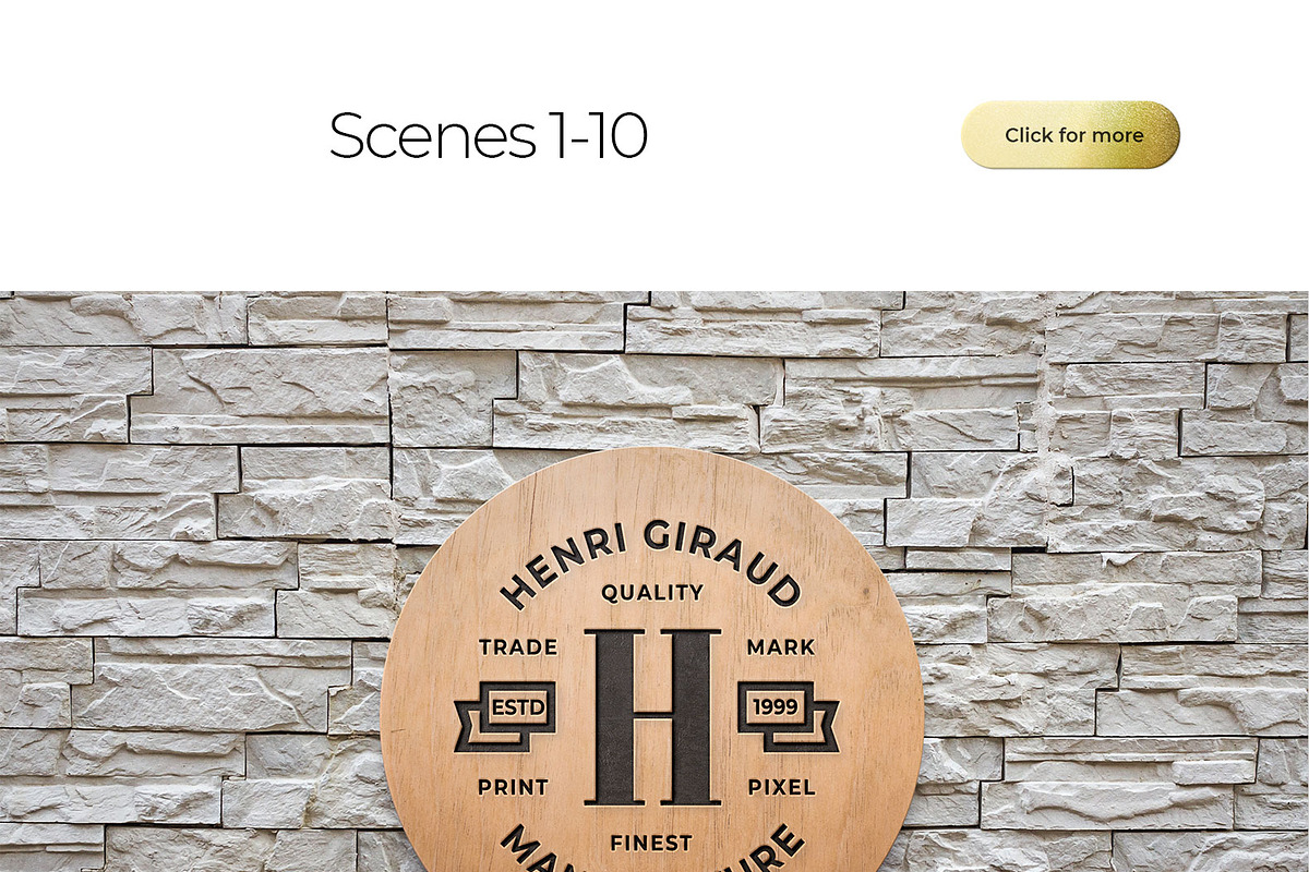 Logo Sign Mockup Generator Badge 3D, a Product Mockup by PrintPixel (Photo 3 of 7)