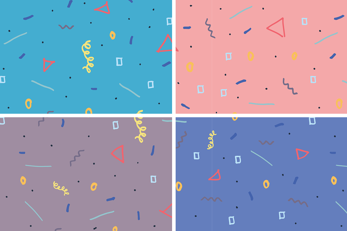 Confetti Pattern Set, a Pattern Graphic by annakatecreates (Photo 4 of 5)