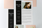 Charlotte Media Kit + Resume, a Resume Template by studiolmh (Thumbnail 1 of 4)