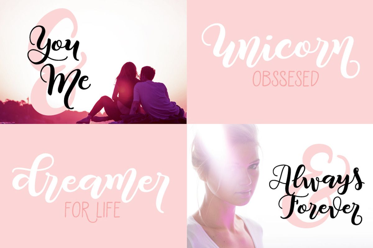 Joyful Letters font duo preview 6