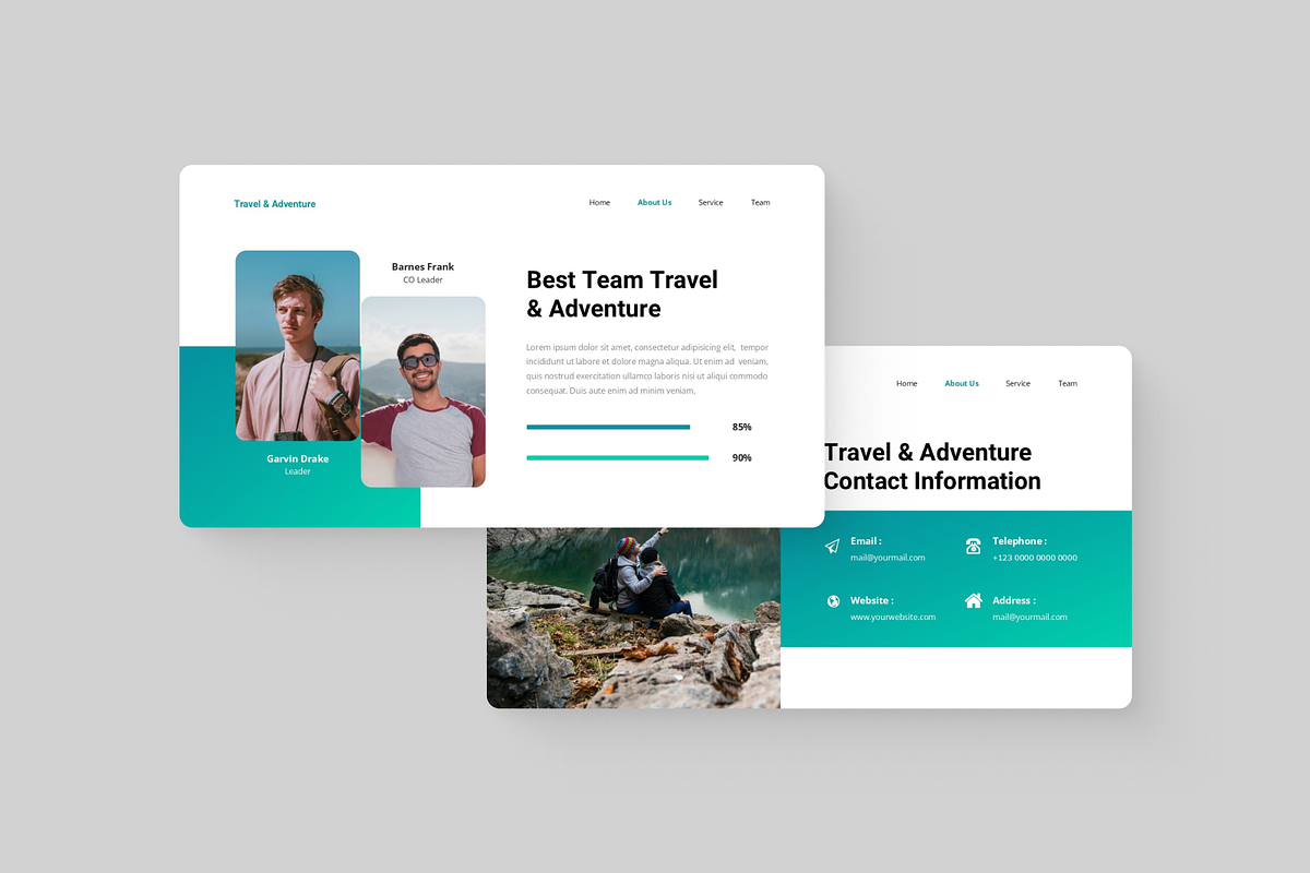 Travel & Adventure Google Slides, a Presentation Template by Annora Studio (Photo 2 of 5)