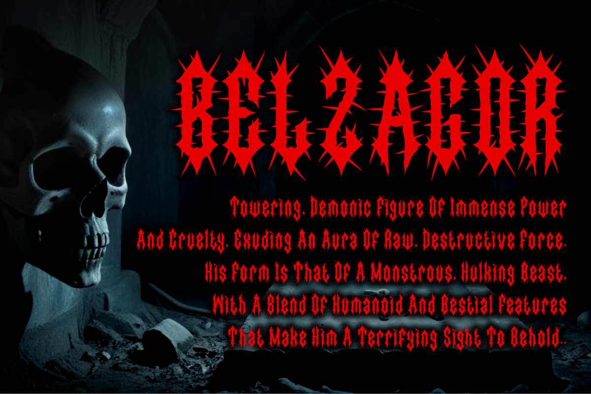 Unburied - Horror Serif Font, a Font by PutraCetol Studio (Photo 6 of 11)