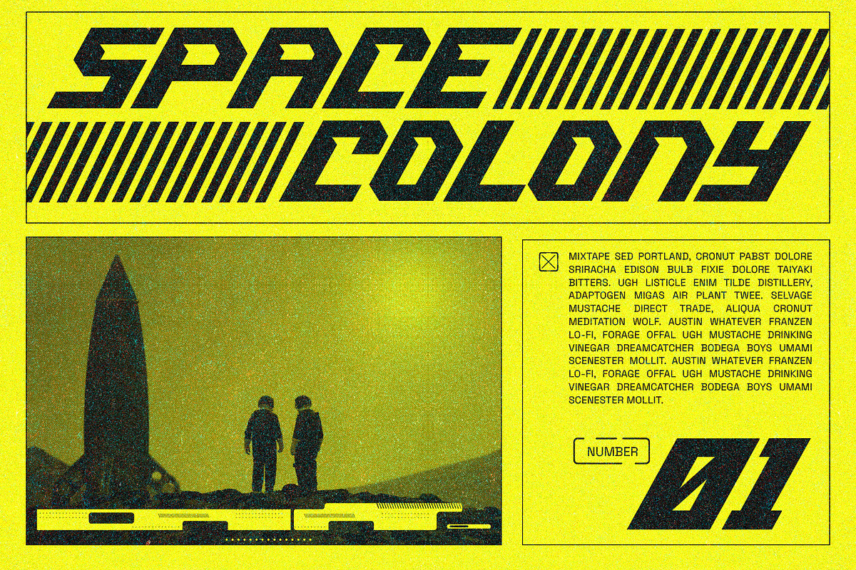 Command Blast - Speed Display Font, a Sans Serif Font by Invasi Studio (Photo 2 of 10)