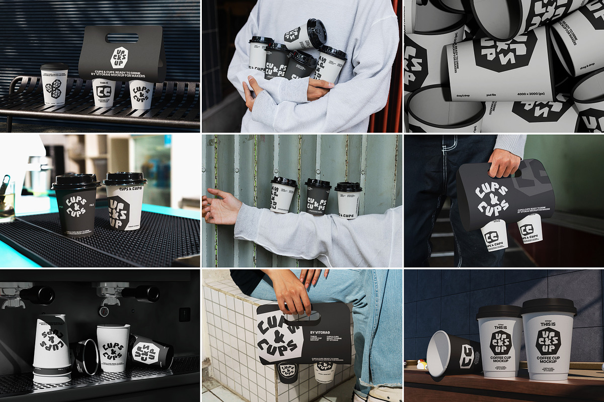 50+ Coffee Cup Mockups, a Mockup by Vitora Mockup (Photo 1 of 15)