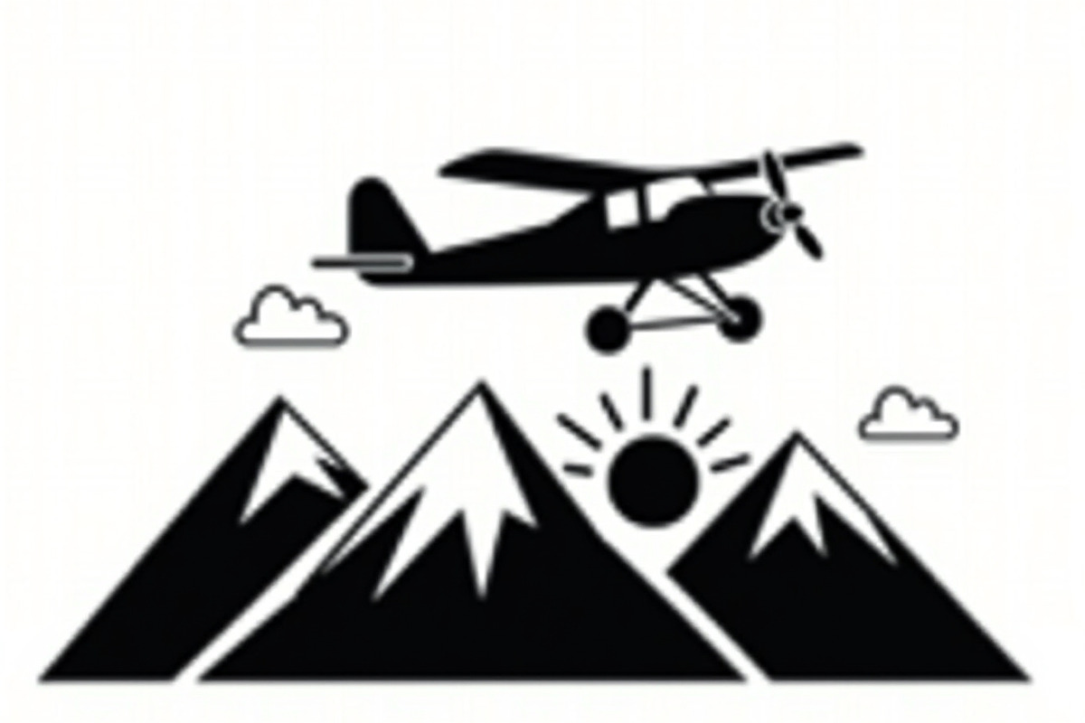 Adventure Plane Mountain Bundle, an Illustration by hafijul (Photo 5 of 9)