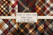 Break of Dawn Plaid Pattern, an Illustration by DreamPrint404 (Thumbnail 1 of 5)