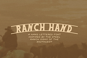 Ranch Hand Font, a Font by MEG BURK CHOI (Thumbnail 1 of 3)