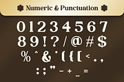 Adivera - Retro Serif Font, a Serif Font by Flawless And Co (Thumbnail 10 of 10)