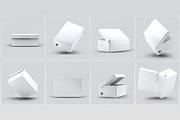 Shoe Boxes Mock-Up Bundle, a Packaging Mockup by DesignRushMarket (Thumbnail 4 of 14)