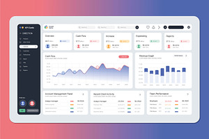 Account Service Dashboard, a Social Media Template by MightyDesign