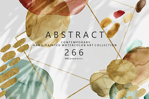 Watercolor Shapes & Texture, an Object Graphic by FineArt