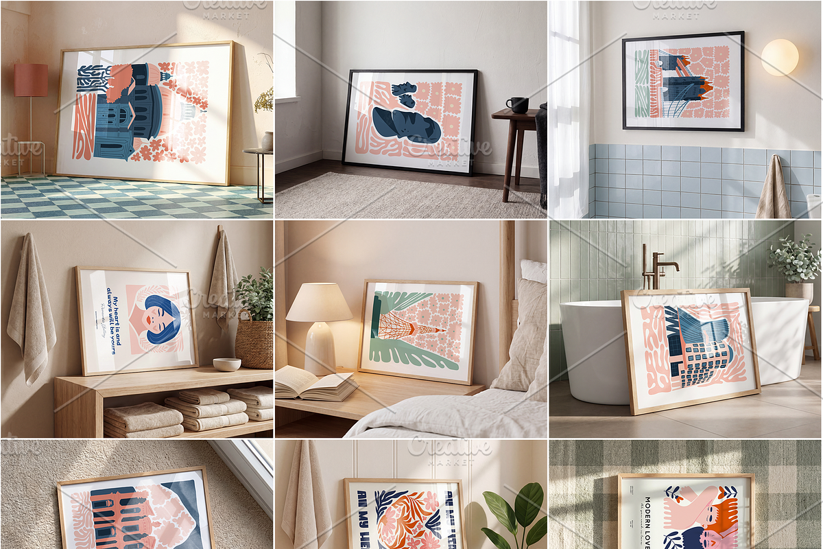 100 Horizontal Frame Mockup Bundle, a Household Mockup by MockupShopi (Photo 9 of 17)