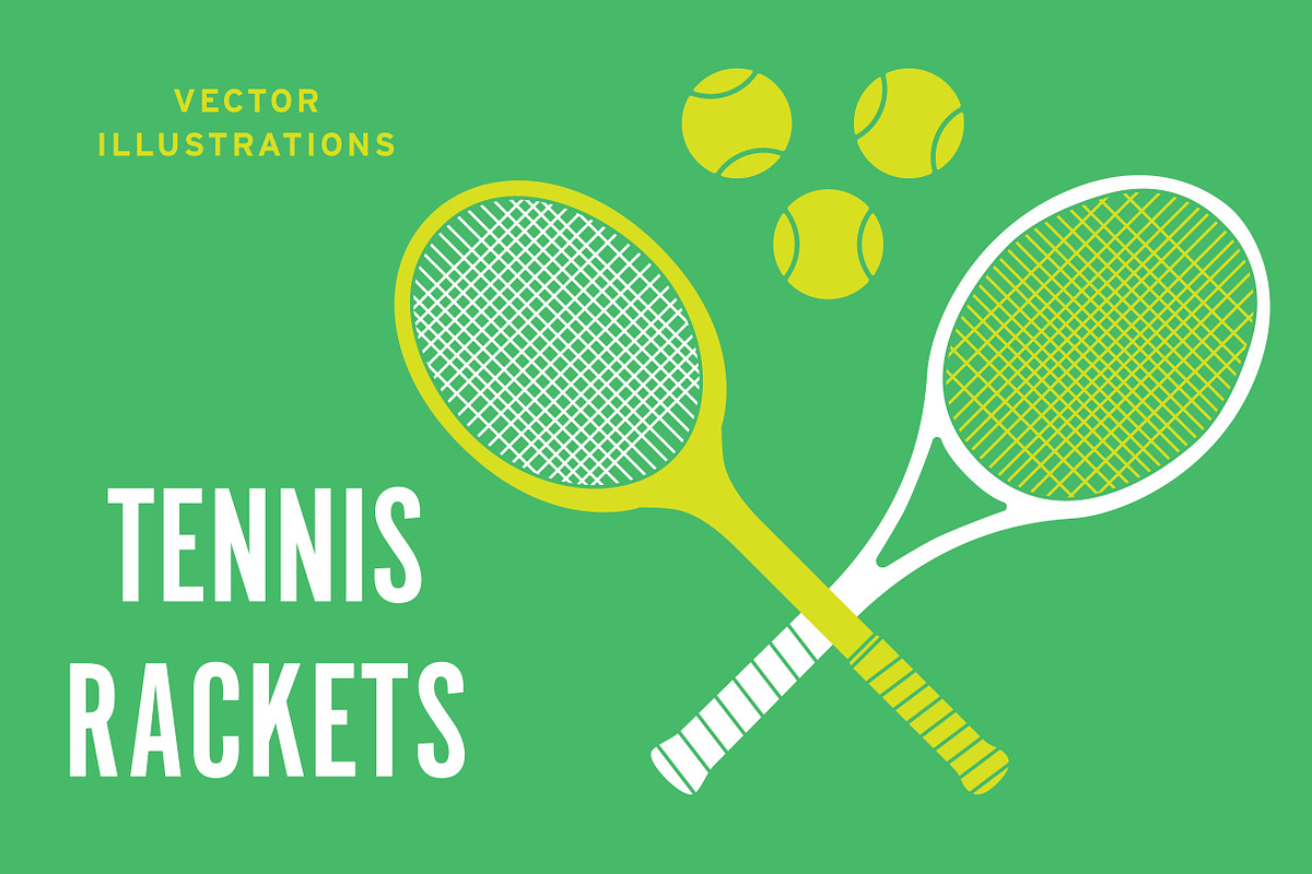 Vintage Tennis Racket & ball, an Illustration by neilhubert