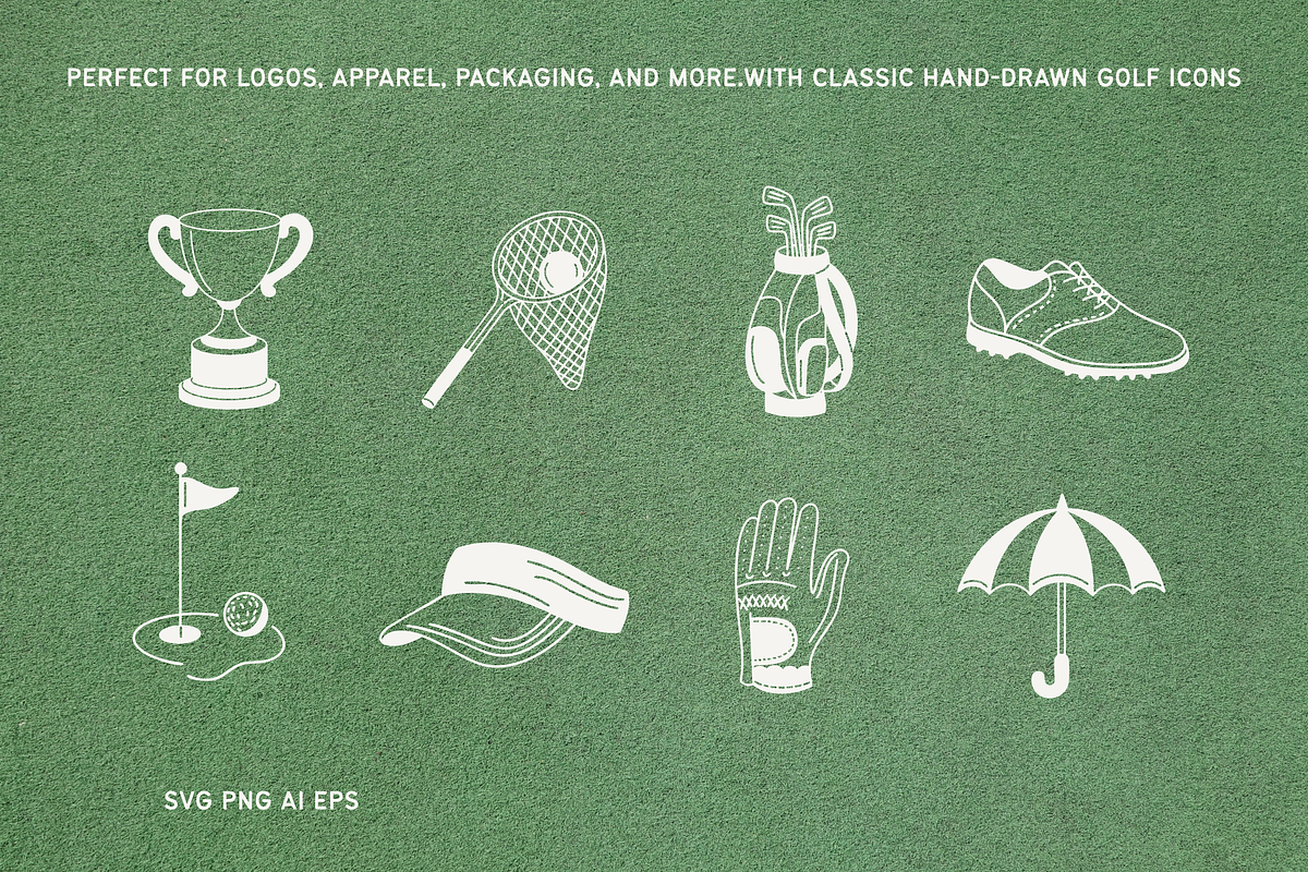 Golf Icon Set, a Sport Illustration by Veyla (Photo 3 of 9)