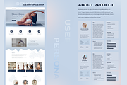Landing page for Yoga Studio WIX, a Wix Template by Wixify Studio (Thumbnail 3 of 8)