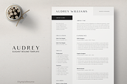 Resume Template Audrey, a Resume Template by Olympia Resume (Thumbnail 1 of 5)
